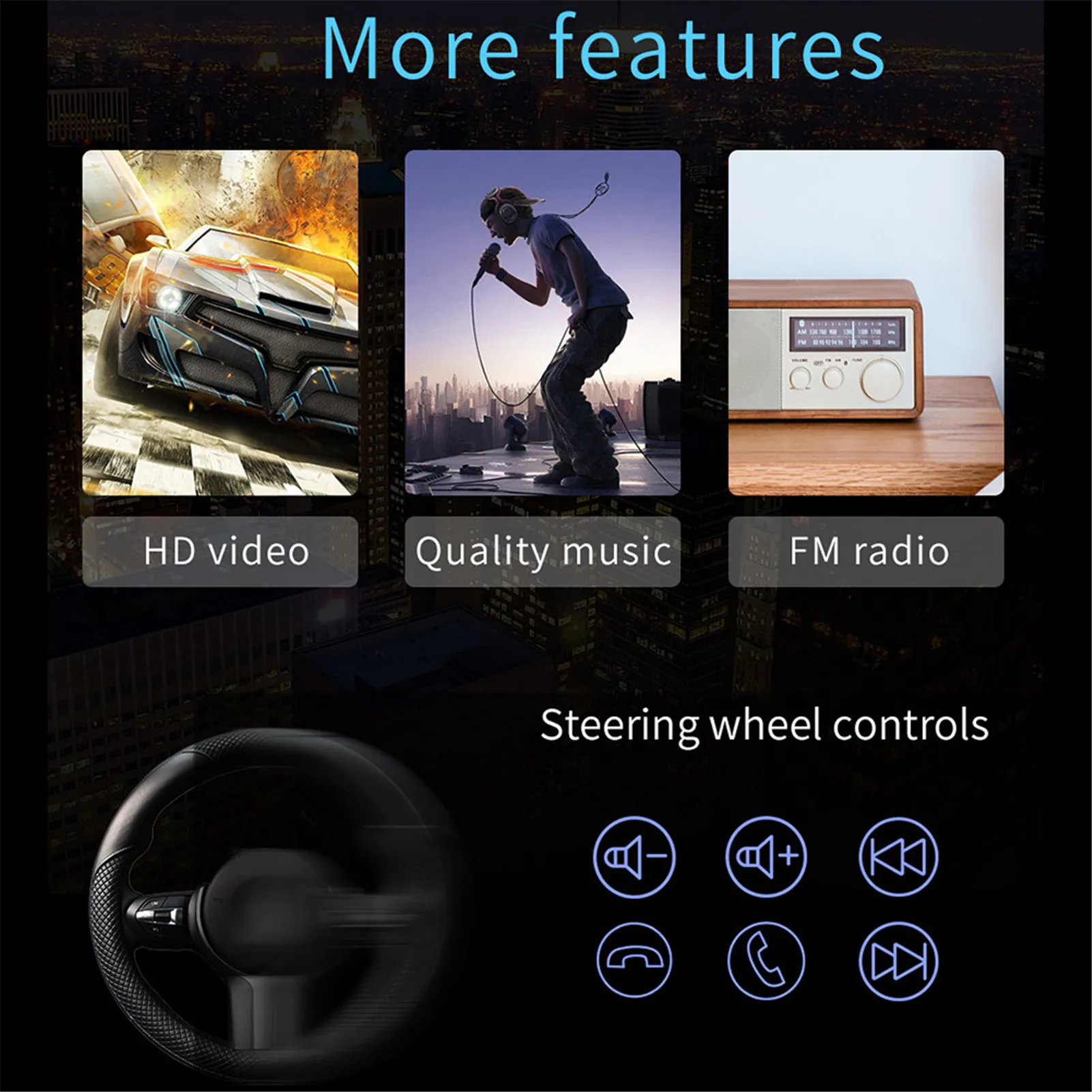 Universal Car Radio 2 din 7 inch Android Multimedia Player GPS WIFI Bluetooth MP5 Video Player for Toyota VW Hyundai Kia Renault 
Universal Car Radio 2 din 7 inch Android Multimedia Player GPS WIFI Bluetooth MP5 Video Player for Toyota VW Hyundai Kia Renault