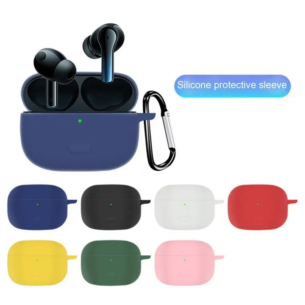 Чехол для наушников Мягкий противоударный совместимый с Bluetooth силиконовый чехол с карабином для VIVO 2/2E
Чехол для наушников Мягкий противоударный совместимый с Bluetooth силиконовый чехол с карабином для VIVO 2/2E