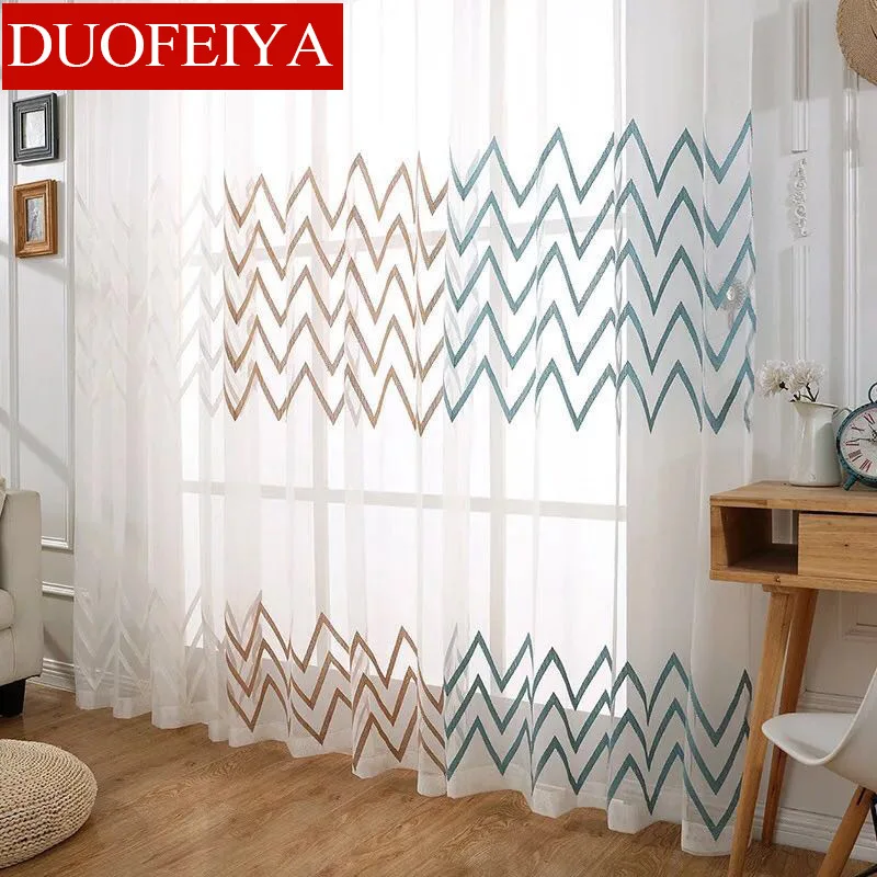 Nordic White Embroidered Window Screen Curtains Tulle Kitchen Grid Wave Sheer for Bedroom Living Room Balcony Drapes Fabric
Nordic White Embroidered Window Screen Curtains Tulle Kitchen Grid Wave Sheer for Bedroom Living Room Balcony Drapes Fabric