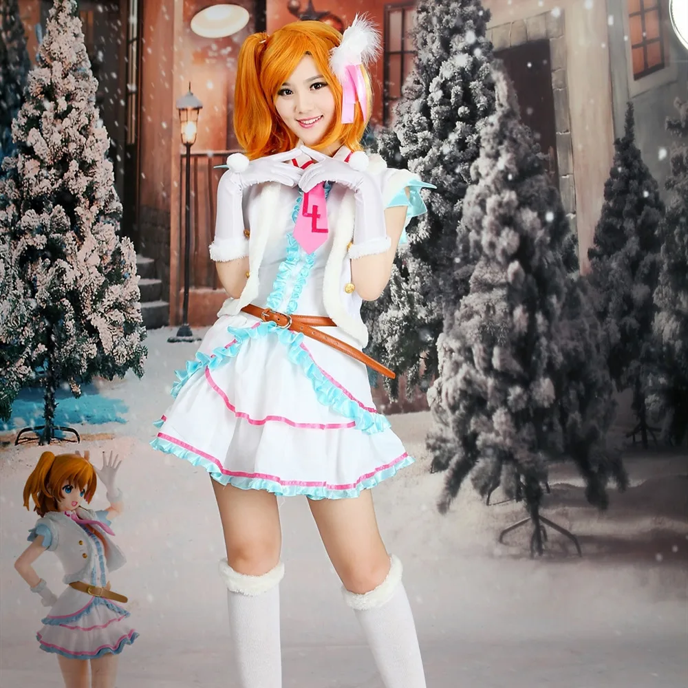 Love Live School Idol Project Snow Halation Kousaka Honoka Cosplay Costume Uniform Outfit Fancy Dress Anime Cosplay Costumes
Love Live School Idol Project Snow Halation Kousaka Honoka Cosplay Costume Uniform Outfit Fancy Dress Anime Cosplay Costumes