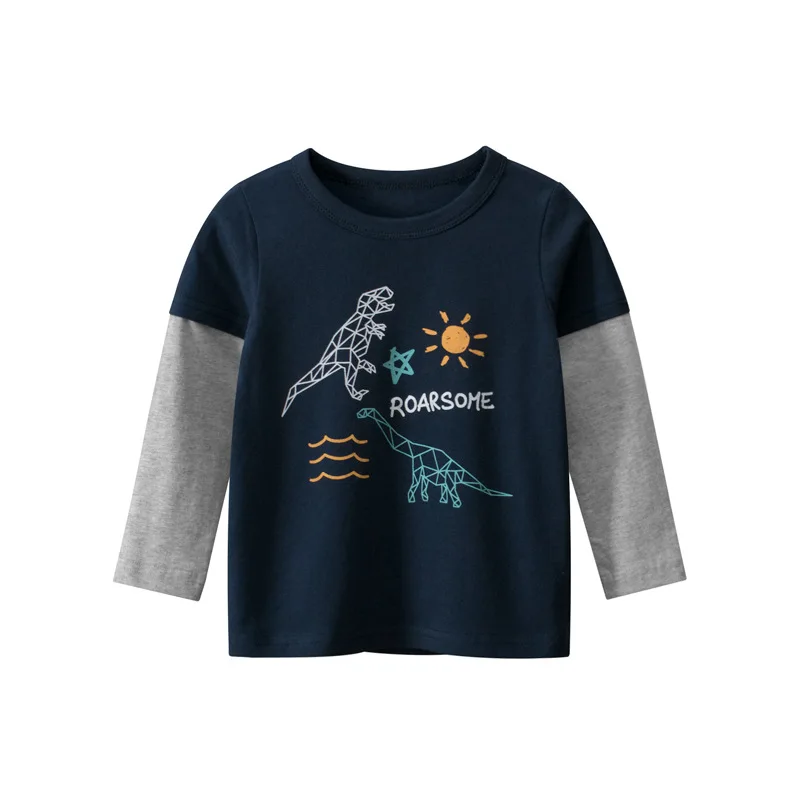 27kids children's clothing autumn new baby clothes children's long sleeve T-shirt boy's undergarment substitute
27kids children's clothing autumn new baby clothes children's long sleeve T-shirt boy's undergarment substitute
