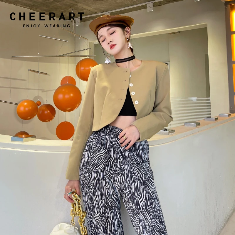 Женская укороченная куртка CHEERART цвета хаки, дизайнерское пальто с открытой спиной и завязкой на спине, модная дамская верхняя одежда в Коре...
Женская укороченная куртка CHEERART цвета хаки, дизайнерское пальто с открытой спиной и завязкой на спине, модная дамская верхняя одежда в Коре...