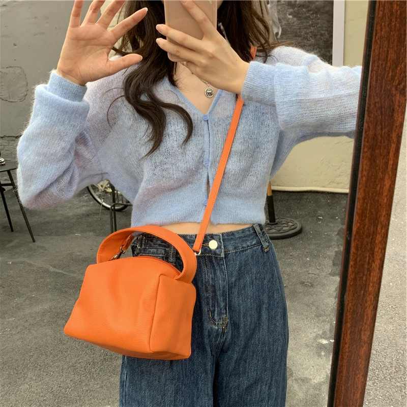 Simple Candy Color Ladies Top-handle Bag High Quality PU Leather Women Clutch Shoulder Crossbody Bag Female Tote Purse Handbags
Simple Candy Color Ladies Top-handle Bag High Quality PU Leather Women Clutch Shoulder Crossbody Bag Female Tote Purse Handbags