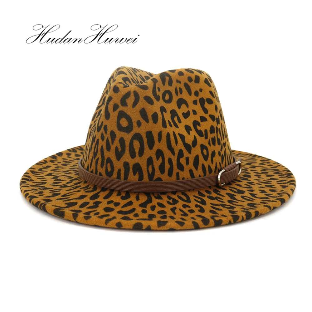 2020 New Hot Sell Women Men Ladies Wollen Felt Jazz Leopard Church Fedora Hat European American Round Caps Hats
2020 New Hot Sell Women Men Ladies Wollen Felt Jazz Leopard Church Fedora Hat European American Round Caps Hats