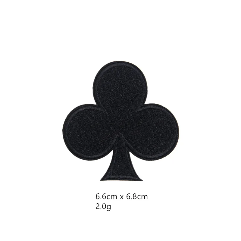 Fashion Playing Cards Embroidery Cloth Stickers Spades Red Hearts Clothing Bags Personalized Accessories Patches
Fashion Playing Cards Embroidery Cloth Stickers Spades Red Hearts Clothing Bags Personalized Accessories Patches