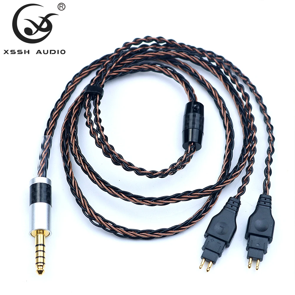 4.4mm 5 pole to 0.78pin 0.78mm male Cables XSSH audio YIVO HIFI OFC pure copper Headphone Earphone Extension Cable Wire Cord
4.4mm 5 pole to 0.78pin 0.78mm male Cables XSSH audio YIVO HIFI OFC pure copper Headphone Earphone Extension Cable Wire Cord