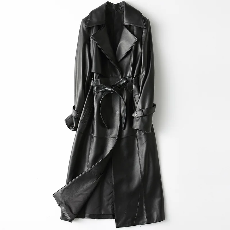 Black Leather Jacket Women Spring 2021 100% Sheepskin Coat Female Long Coats and Jackets Korean Fashion Jaqueta Feminina Pph4773
Black Leather Jacket Women Spring 2021 100% Sheepskin Coat Female Long Coats and Jackets Korean Fashion Jaqueta Feminina Pph4773
