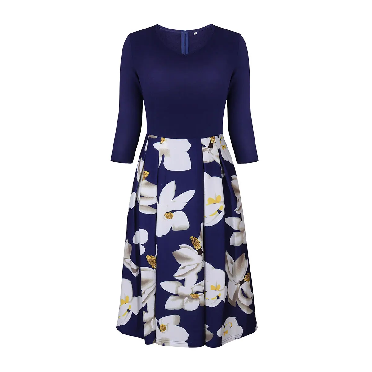 Women Floral Print Dress V-Neck Long Sleeve Loose Flower Midi Dress Casual S-XL Plus Size Autumn Dress Black Vestido
Women Floral Print Dress V-Neck Long Sleeve Loose Flower Midi Dress Casual S-XL Plus Size Autumn Dress Black Vestido