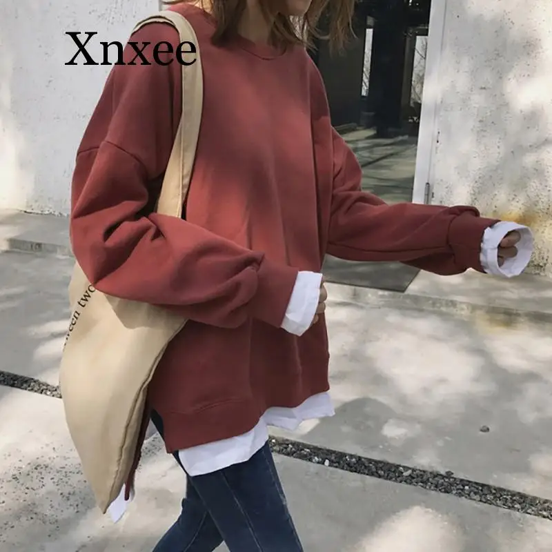 Hoodies Women Loose Korean Style Fashion Long Sleeve Leisure All-match Womens Clothing Thickening High Quality Autumn New Simple
Hoodies Women Loose Korean Style Fashion Long Sleeve Leisure All-match Womens Clothing Thickening High Quality Autumn New Simple