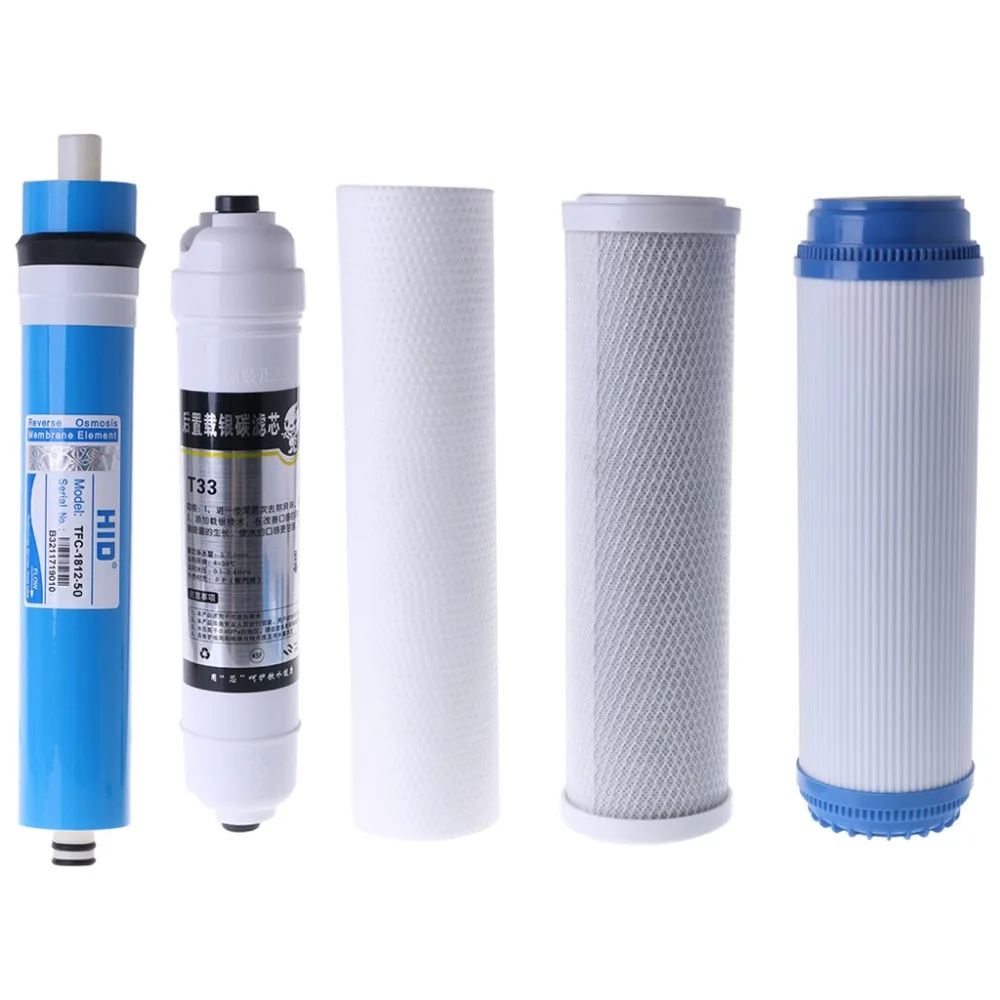 10" Five-stage Reverse Osmosis Filter Set Water Purifier Element Cartridge Drop Ship De3
10" Five-stage Reverse Osmosis Filter Set Water Purifier Element Cartridge Drop Ship De3