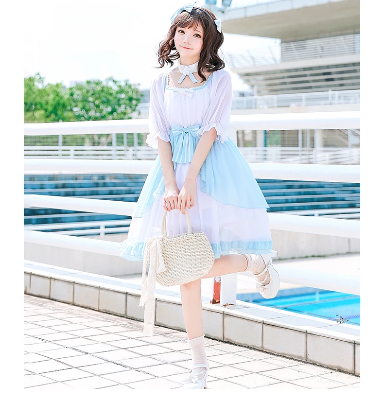 Japanese princess tea party sweet lolita dress vintage lace bowknot lantern sleeve high waist victorian dress kawaii girl loli
Japanese princess tea party sweet lolita dress vintage lace bowknot lantern sleeve high waist victorian dress kawaii girl loli