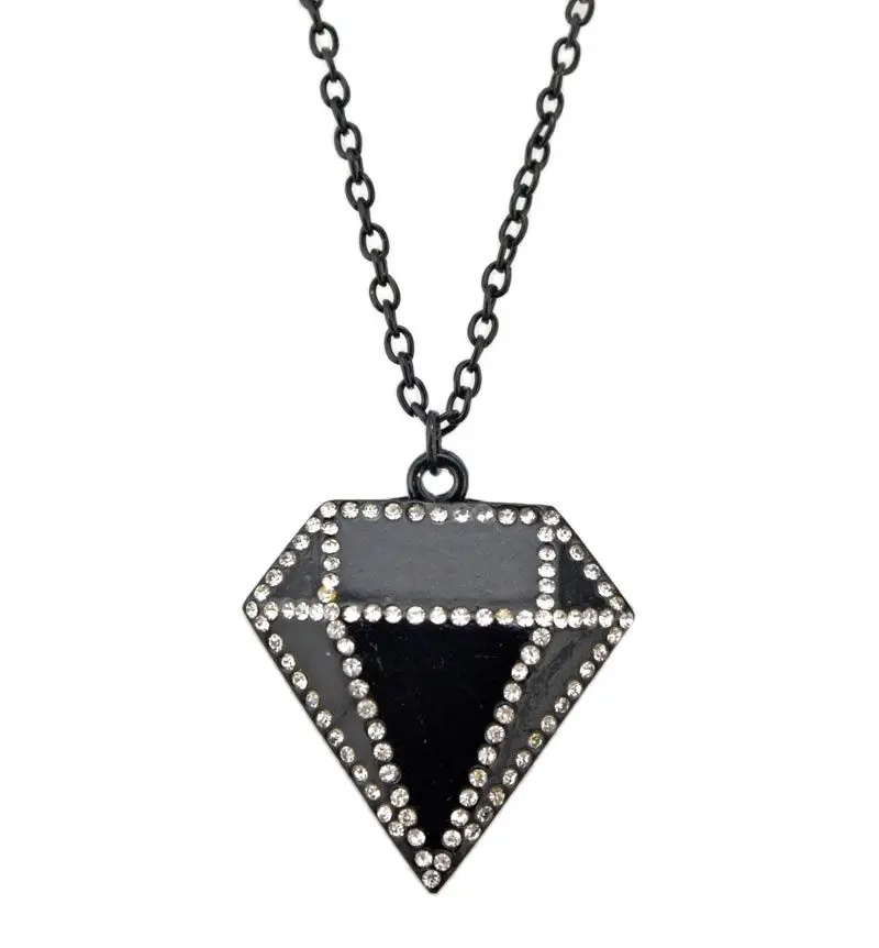 Fashion Trendy Rhinestone Black Pendant Necklace Sweater Long Chain Necklaces Jewelry
Fashion Trendy Rhinestone Black Pendant Necklace Sweater Long Chain Necklaces Jewelry