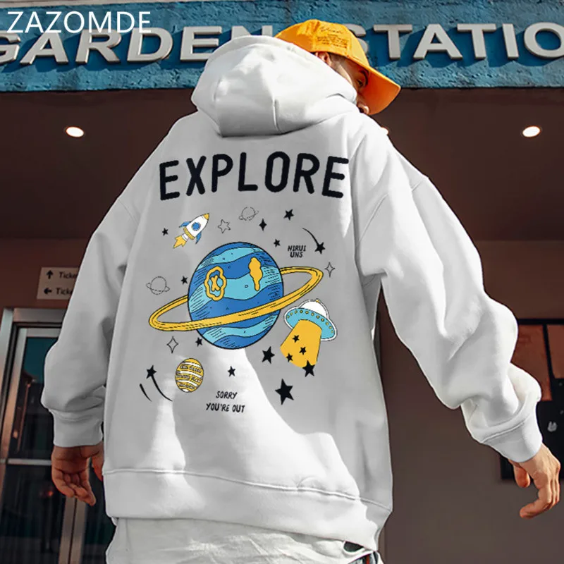 ZAZOMDE New Man Pullover Warm Harajuku Hoody For Men Street Hip Hop Fashion Punk Mens Hooded Sweatshirt Planet Pattern Hoodies
ZAZOMDE New Man Pullover Warm Harajuku Hoody For Men Street Hip Hop Fashion Punk Mens Hooded Sweatshirt Planet Pattern Hoodies