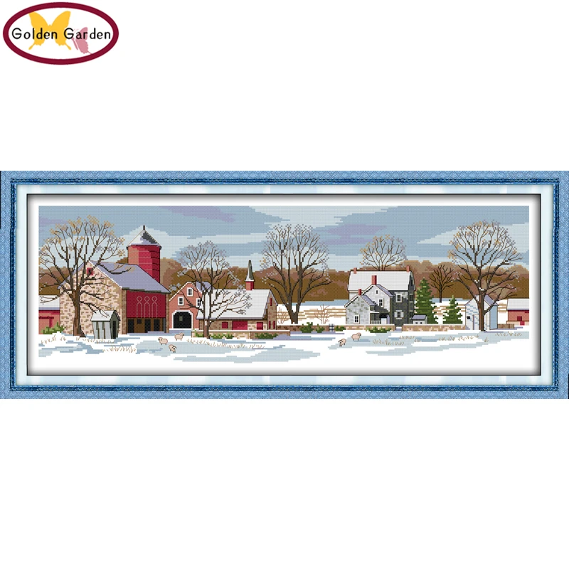 GG Northern Scenery Pattern Cross Stitch Handmade Craft Needlework Cross Stitch Kit for Embroidery Home Decor Cross-stitch Set
GG Northern Scenery Pattern Cross Stitch Handmade Craft Needlework Cross Stitch Kit for Embroidery Home Decor Cross-stitch Set
