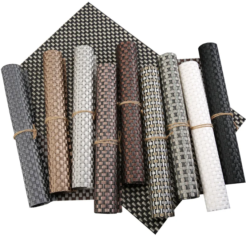 2/4/6pcs PVC Table Placemats For Dining Table Mat Kitchen Mat Non Slip Heat Insulation Drink Cup Coasters Glasses Hot Pad
2/4/6pcs PVC Table Placemats For Dining Table Mat Kitchen Mat Non Slip Heat Insulation Drink Cup Coasters Glasses Hot Pad