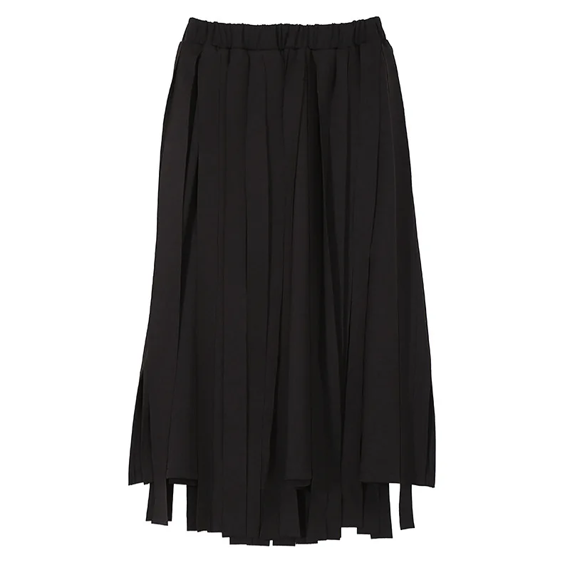 New 2020 Korean Style Women Summer Solid Black Long Stylish Skirts Fringes High Waist Mid Calf Length Stylish Casual Skirts
New 2020 Korean Style Women Summer Solid Black Long Stylish Skirts Fringes High Waist Mid Calf Length Stylish Casual Skirts