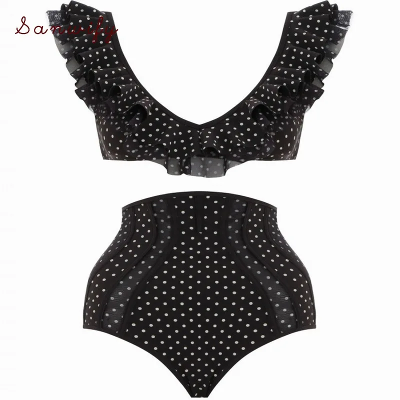 Swimsuit Woman Two Pieces Bikini Swim Suits Beach For Women Pool Heavy Lace Black Word High Waist
Swimsuit Woman Two Pieces Bikini Swim Suits Beach For Women Pool Heavy Lace Black Word High Waist