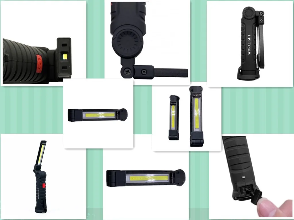 USB rechargeable COB repair auto repair light with magnet LED light outdoor flashlight Folding handheld work light Free shipping
USB rechargeable COB repair auto repair light with magnet LED light outdoor flashlight Folding handheld work light Free shipping
