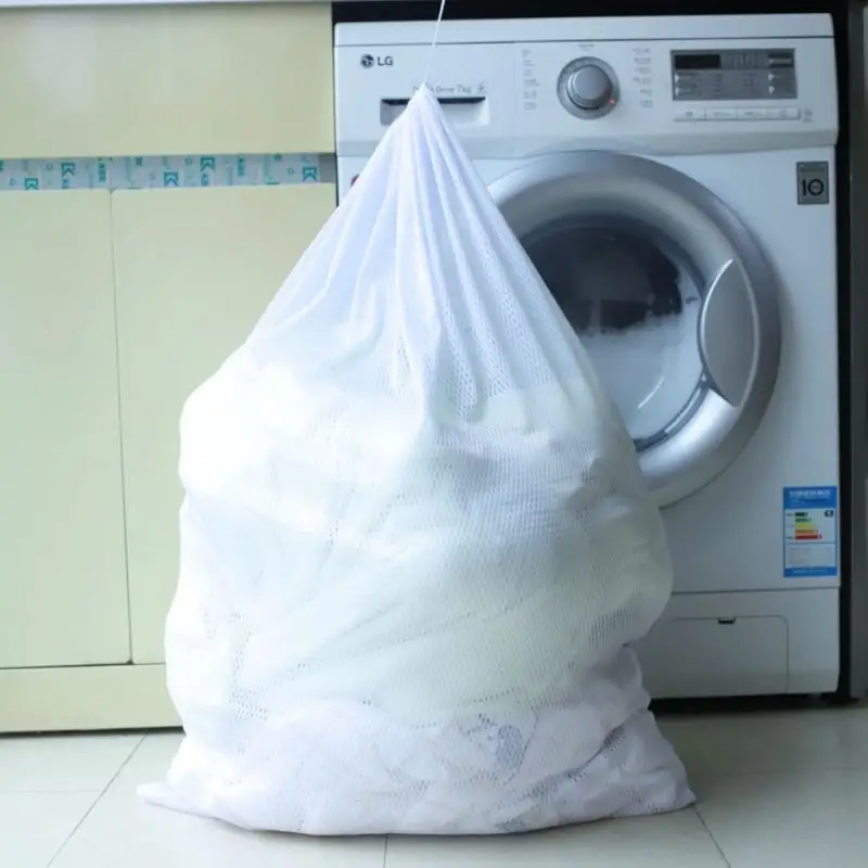 Drawstring Mesh Dirty Clothes Storage Bag Net Organizer Wash Bag Foldable Machine Wash Laundry Bag Sundries Beam Finishing Bag
Drawstring Mesh Dirty Clothes Storage Bag Net Organizer Wash Bag Foldable Machine Wash Laundry Bag Sundries Beam Finishing Bag