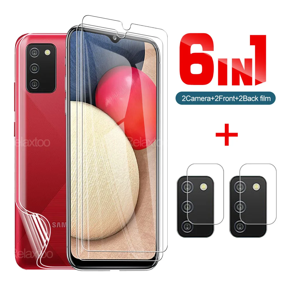 6 в 1 закаленное стекло и задняя гидравлическая пленка для Samsung A02s Европейская для Samsung Galaxy A11 A20 A20s A20e A30 пленка для объектива телефона
6 в 1 закаленное стекло и задняя гидравлическая пленка для Samsung A02s Европейская для Samsung Galaxy A11 A20 A20s A20e A30 пленка для объектива телефона