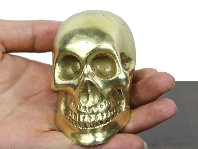 Christmas Decoration + Brass Solid Sculpture Skull Handicraft Small Skull Decoration Accessories Shipping Free
Christmas Decoration + Brass Solid Sculpture Skull Handicraft Small Skull Decoration Accessories Shipping Free