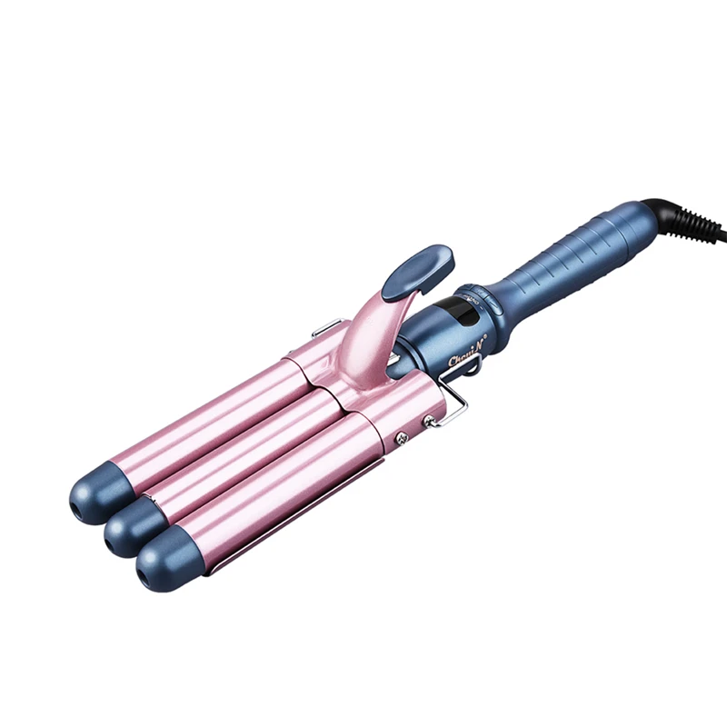 CkeyiN 3 Barrels Curling Iron Profeesional 25mm Hair Curler Wave Electric Ceramic Wand Waver Curl TongsSalon Hair Styling Tool
CkeyiN 3 Barrels Curling Iron Profeesional 25mm Hair Curler Wave Electric Ceramic Wand Waver Curl TongsSalon Hair Styling Tool