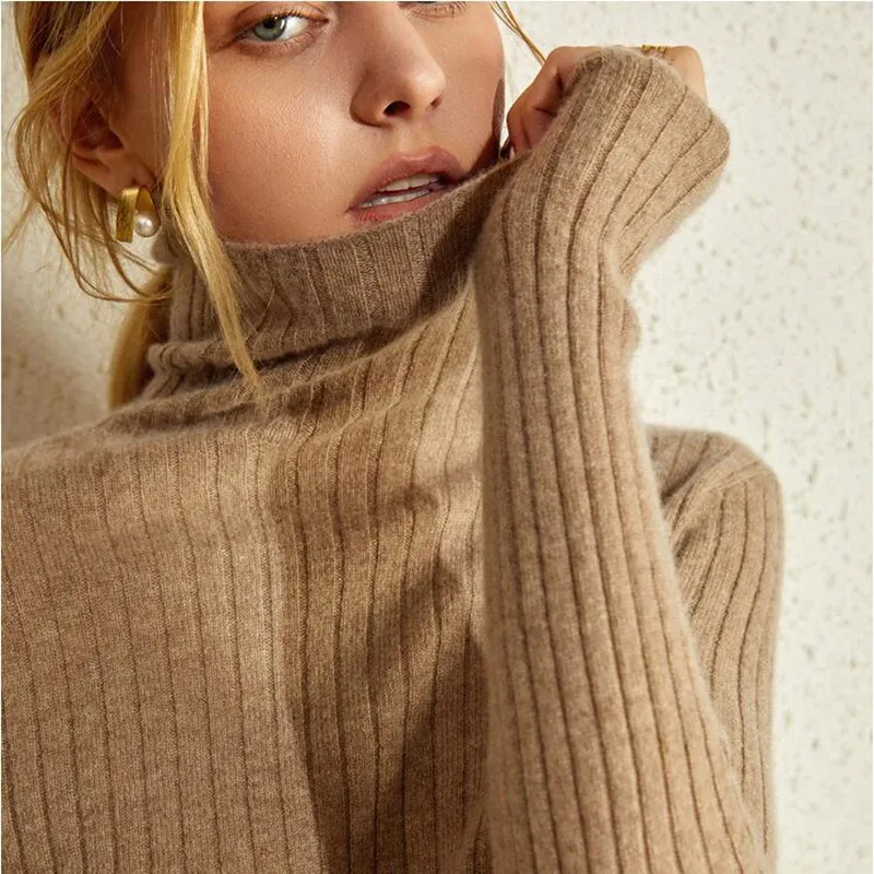 Новинка 100%, женский шерстяной свитер с высоким воротником, сезон осень-зима, теплый мягкий вязаный пуловер, женский джемпер, Женский кашемировый свитер 
Новинка 100%, женский шерстяной свитер с высоким воротником, сезон осень-зима, теплый мягкий вязаный пуловер, женский джемпер, Женский кашемировый свитер