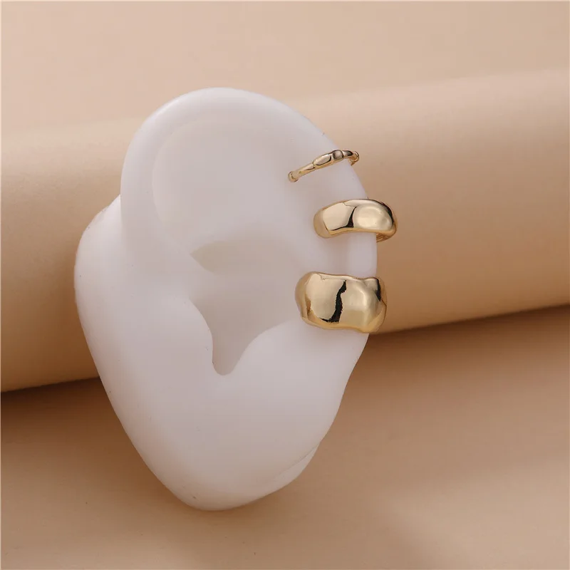 SRCOI Geometric Irregular Handmade Earring C-Shaped Minimalist Metal Ear Bone Clip Trendy Punk 3 Pcs/Set Women Party Jewelry 
SRCOI Geometric Irregular Handmade Earring C-Shaped Minimalist Metal Ear Bone Clip Trendy Punk 3 Pcs/Set Women Party Jewelry