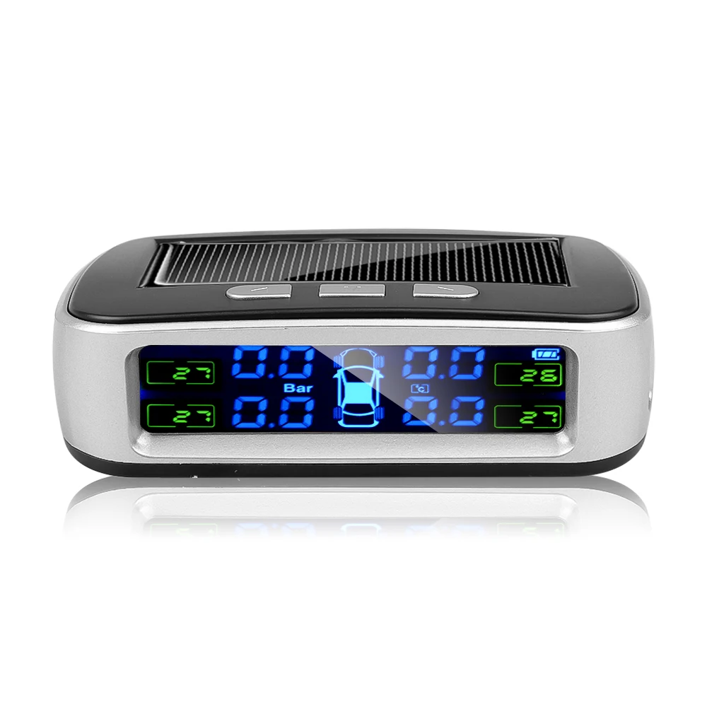 New T03 Solar Wireless Car Tpms Sensor Pressure Tire Monitoring Alarm System With 4 Internal/External Tire Sensor In Box-packed
New T03 Solar Wireless Car Tpms Sensor Pressure Tire Monitoring Alarm System With 4 Internal/External Tire Sensor In Box-packed