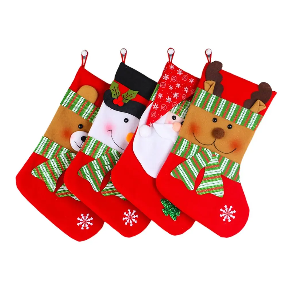 Christmas Stockings 4PCS/SET Fireplace Hanging Ornaments Xmas Gift Candy Bag New Year Gifts Socks Christmas Socks Gift Bags
Christmas Stockings 4PCS/SET Fireplace Hanging Ornaments Xmas Gift Candy Bag New Year Gifts Socks Christmas Socks Gift Bags