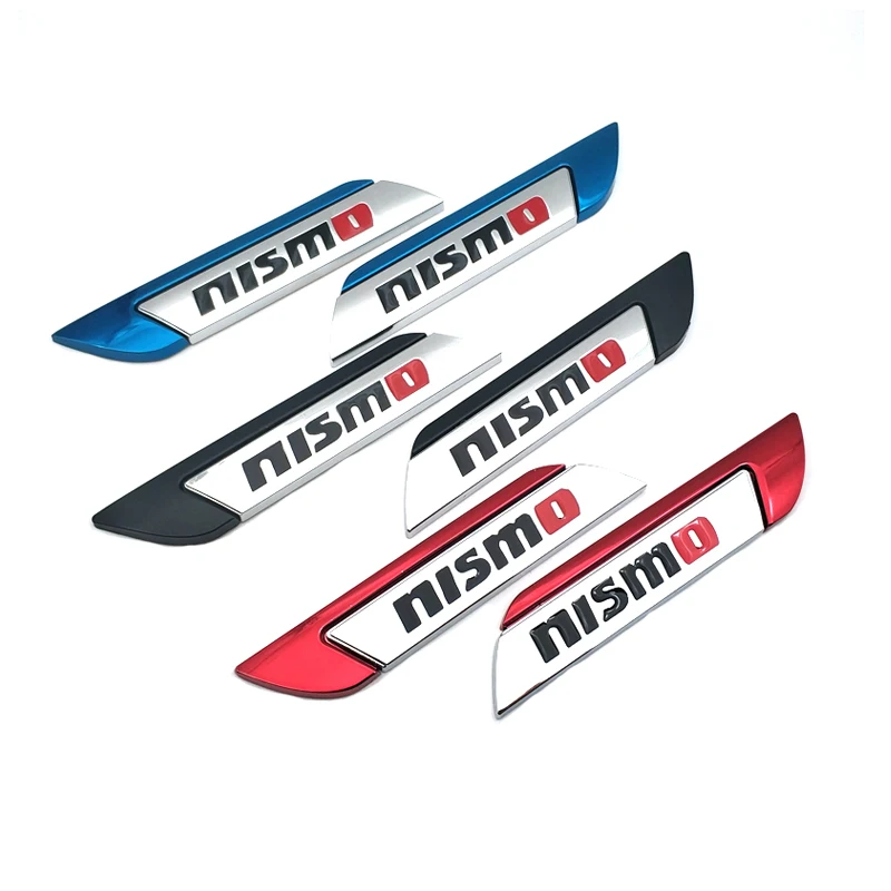 Пара металлических наклеек для автомобильного стайлинга Nismo значок боковое