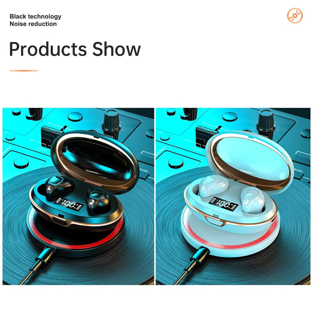 Wireless Headphones Wireless Charging Bilateral Stereo Power Display Voice Control Headphones Multi-point Connection
Wireless Headphones Wireless Charging Bilateral Stereo Power Display Voice Control Headphones Multi-point Connection