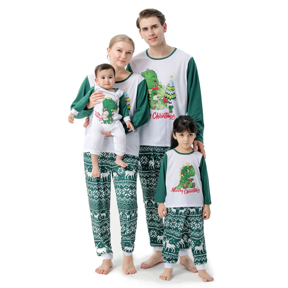 2021 New Family Matching Pajamas Christmas Pyjamas Dinosaur Cartoon Print for Baby Kids Mother Father Homewear Xmas Family Look
2021 New Family Matching Pajamas Christmas Pyjamas Dinosaur Cartoon Print for Baby Kids Mother Father Homewear Xmas Family Look
