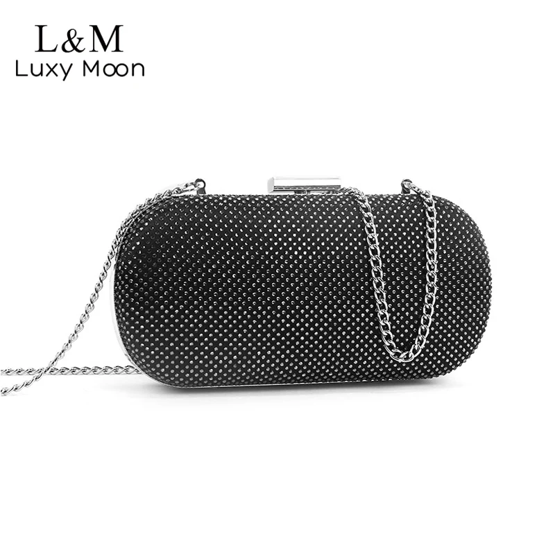 Crystal Wedding Clutch Bag For Women Luxury Diamonds Beaded Evening Bag Silver Female Small Chain Handbag Designer Bag Sac X402H
Crystal Wedding Clutch Bag For Women Luxury Diamonds Beaded Evening Bag Silver Female Small Chain Handbag Designer Bag Sac X402H