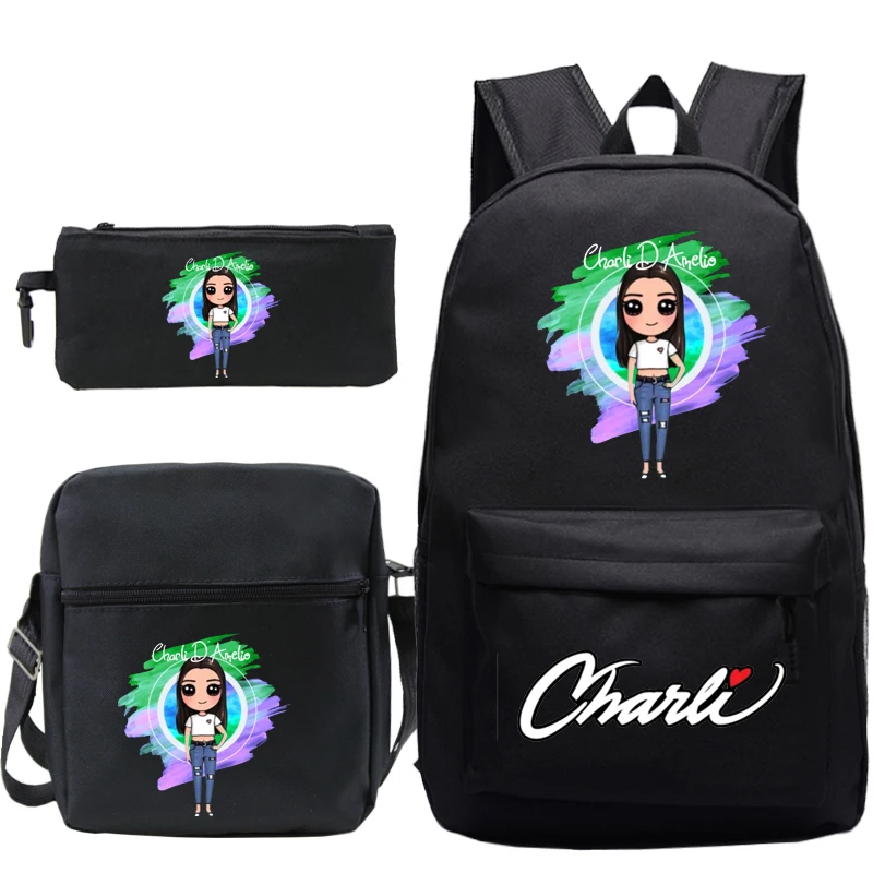 New Women Backpack Charli D'Amelio Bubble Tea Print Female Backpacks for Teenage Girls Bagpack Bag Shoulder Backpack School Bags
New Women Backpack Charli D'Amelio Bubble Tea Print Female Backpacks for Teenage Girls Bagpack Bag Shoulder Backpack School Bags