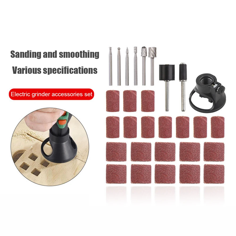 29pcs Electric Angle Grinder Drill Sandpaper Set Polish Sanding Chamfering Tool Angle Grinders Sanding Disc Drill Rotary Kit
29pcs Electric Angle Grinder Drill Sandpaper Set Polish Sanding Chamfering Tool Angle Grinders Sanding Disc Drill Rotary Kit