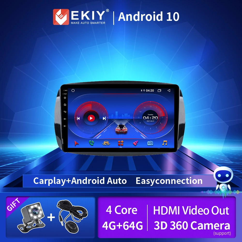 Car Radio For Mercedes Benz Smart 2016 Autoradio 2din Multimedia Player Stereo Video Carplay BT Android 10.0 Intelligent System
Car Radio For Mercedes Benz Smart 2016 Autoradio 2din Multimedia Player Stereo Video Carplay BT Android 10.0 Intelligent System