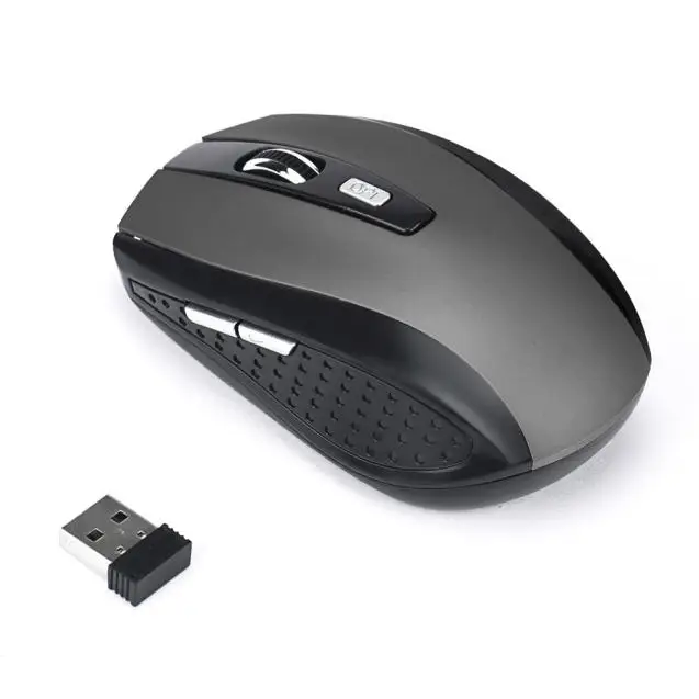 

Pro mouse sem fio para jogos 2.4ghz usb, mouse com receptor pro high dpi para computador, laptop, desktop, envio direto