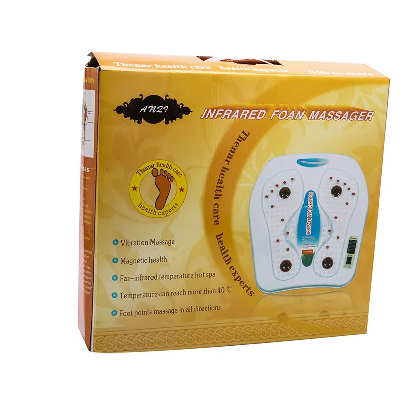 New Shiatsu Foot Electric Massager Machine with Heat Deep Kneading Therapy Air Compression Relieve Foot Pain Health Care
New Shiatsu Foot Electric Massager Machine with Heat Deep Kneading Therapy Air Compression Relieve Foot Pain Health Care