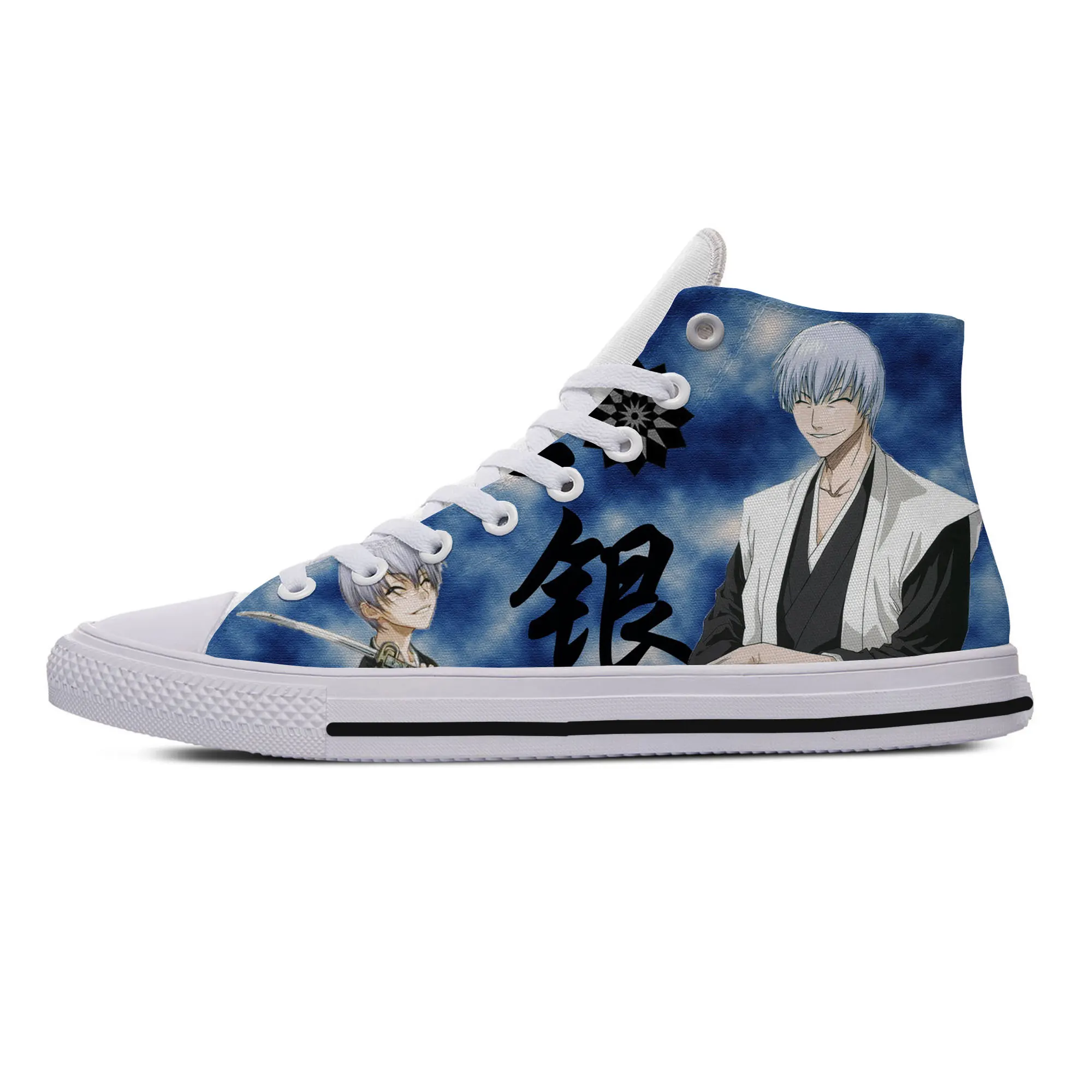 Ichimaru Gin Cartoon Canvas Men Women Shoes Retro Lace-up Ladies Sneakers Outdoor Breathable Leisure Footwear Real Pictures
Ichimaru Gin Cartoon Canvas Men Women Shoes Retro Lace-up Ladies Sneakers Outdoor Breathable Leisure Footwear Real Pictures
