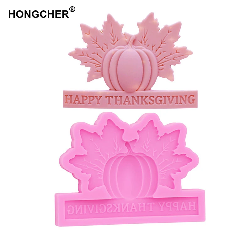 New Happy Thanksgiving Letter Epoxy Silicone Mold Thanksgiving Pumpkin DIY Handmade Chocolate Cake Biscuit Dessert Baking Molds
New Happy Thanksgiving Letter Epoxy Silicone Mold Thanksgiving Pumpkin DIY Handmade Chocolate Cake Biscuit Dessert Baking Molds