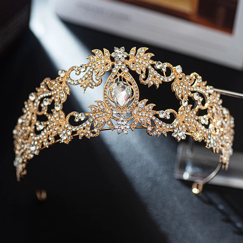 Bridal Crown Headwear Rhinestones Inlaid Retro Headdress Luxury Crown Wedding Birthday Hair Accessories for Female BN
Bridal Crown Headwear Rhinestones Inlaid Retro Headdress Luxury Crown Wedding Birthday Hair Accessories for Female BN