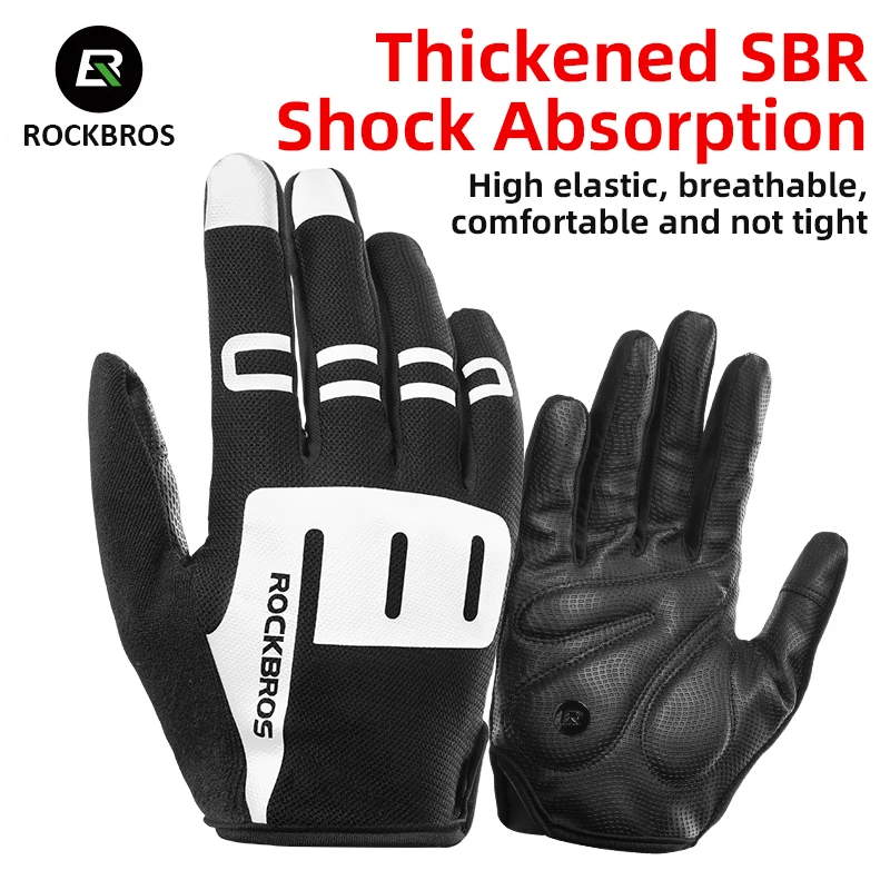 ROCKBROS Bicycle Ride Gloves SBR Spring Shockproof Road Bike Men Women Sports Full Finger Touch Screen Gloves
ROCKBROS Bicycle Ride Gloves SBR Spring Shockproof Road Bike Men Women Sports Full Finger Touch Screen Gloves