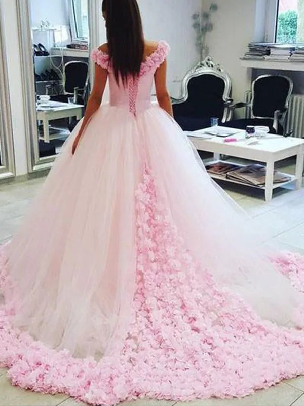 Ball Gown Off-The-Shoulder Flowers Wedding Dress flower Vestidos de novia Layered Fulle/Netting Boat Neck Lece Up Gorgeous 2021
Ball Gown Off-The-Shoulder Flowers Wedding Dress flower Vestidos de novia Layered Fulle/Netting Boat Neck Lece Up Gorgeous 2021