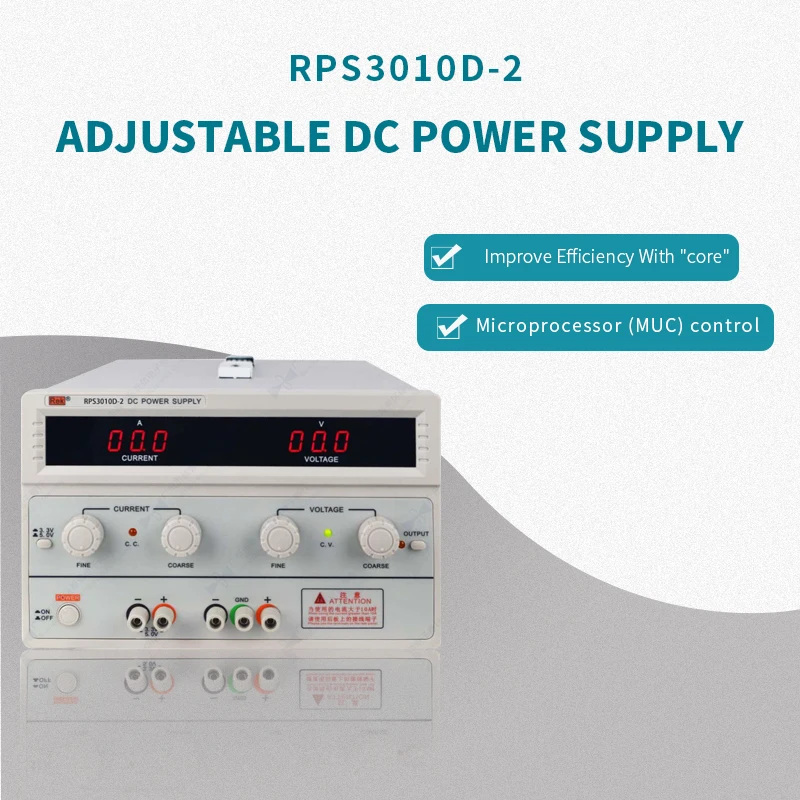 

RPS3010D-2 Adjustable DC laboratory power feeding power supply adjustable 30V10A20A30A Tester Tool Measurement Instrumment