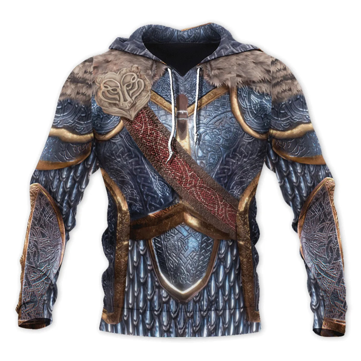 Куртка VIKINGS MITHRIL ARMOR 3D для мужчин и женщин Harajuku толстовка унисекс Повседневная