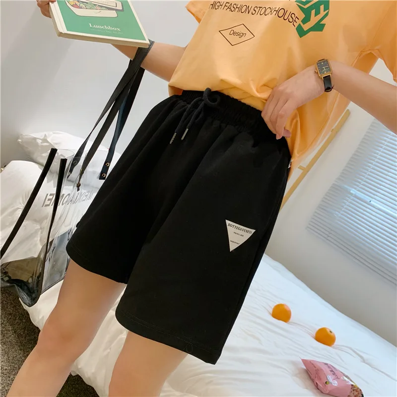Summer Loose Casual Cotton Shorts Female High Waist Drawstring Cozy Jogging Pant Bottoms with Pockets
Summer Loose Casual Cotton Shorts Female High Waist Drawstring Cozy Jogging Pant Bottoms with Pockets
