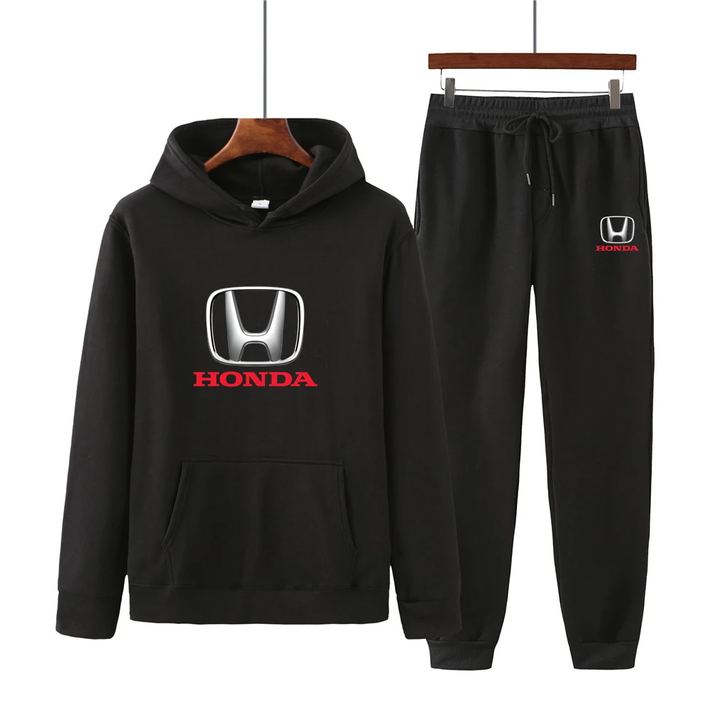 Men's spring and autumn HONDA printed hoodie sweater + casual pants two-piece suit of the same color fashion trend men
Men's spring and autumn HONDA printed hoodie sweater + casual pants two-piece suit of the same color fashion trend men