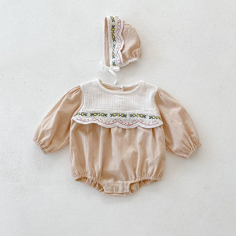Autumn Girls Baby Bodysuits Floral Hem Infants Kids Rompers 2021 Hot Sale Children Playsuits
Autumn Girls Baby Bodysuits Floral Hem Infants Kids Rompers 2021 Hot Sale Children Playsuits