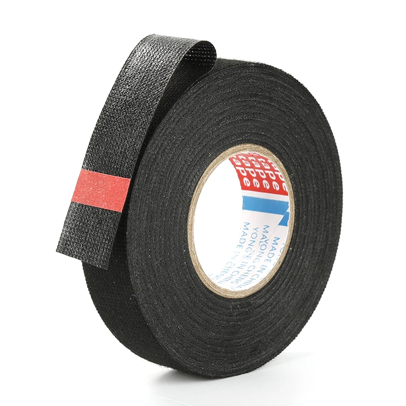 15 Meter Heat-resistant Flame Retardant Tape Coroplast Adhesive Cloth Tape For Cable Harness Wiring Loom Width 9/15/19/25/32MM
15 Meter Heat-resistant Flame Retardant Tape Coroplast Adhesive Cloth Tape For Cable Harness Wiring Loom Width 9/15/19/25/32MM